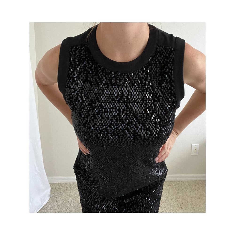 Sparkle & Sway J. Mclaughlin Sequin Little Black … - image 2